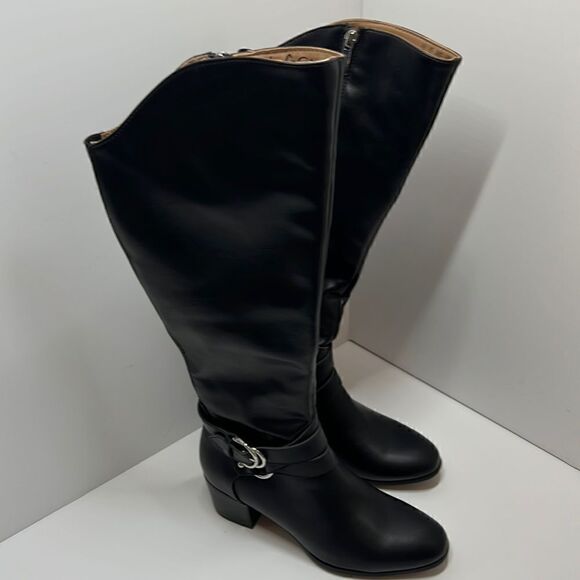 Life Stride Oakley Tall Boots Black size 6M - Picture 1 of 6